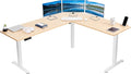 VIVO Electric Corner 75 x 63 inch L-Shaped Standing Desk, Memory Height by VIVO