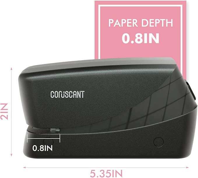 Coruscant Electric Stapler, Heavy Duty Desktop Stapler, Includes 2000 Staples - Image 2
