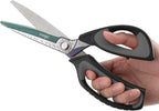 LIVINGO Heavy Duty Industrial Scissors: 10" Utility Stainless Steel Sharp - Image 3