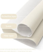 YSAGi Non-Slip Leather Desk Pad, Desk Matt - Image 2