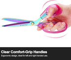 SCAIKTIG Acrylic Scissors Set, Office Scissors - Image 2