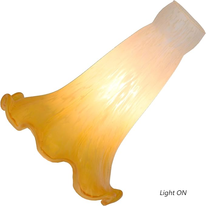 Bieye LS07S Lily Flower Blown Glass Lampshade - Image 2
