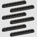 Apromisith USB Cable Organizer Clips Cord Holder, 6 Packs Black Self Adhesive by Apromisith