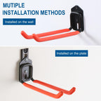 wallmaster wall mount garage tool storage rack folding, package contents