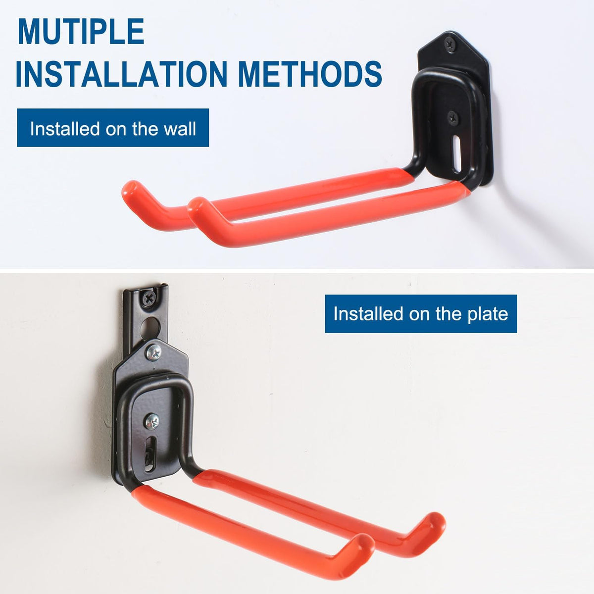 wallmaster wall mount garage tool storage rack folding, package contents