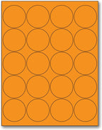 NextDayLabels - 8-1/2 x 11" Neon Color High Light Fluorescent Labels by NextDayLabels