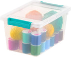 IRIS USA 4 Qt. Plastic Storage Bins Containers - Image 4