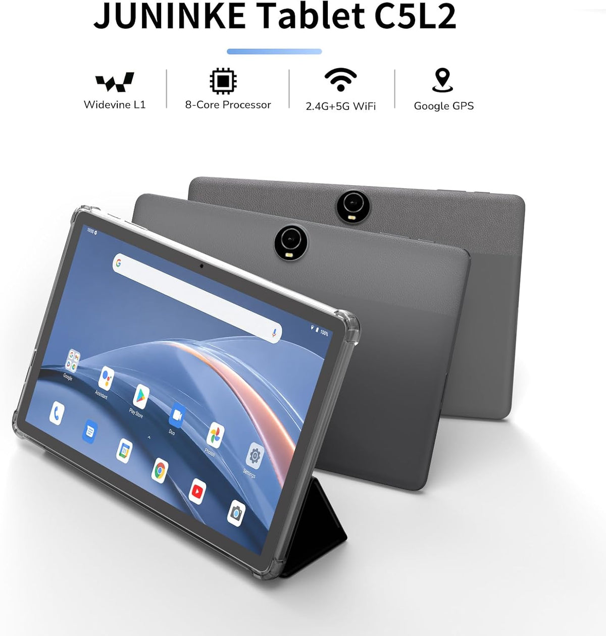 Gemini AI Android 16 Tablet, 11 inch Tablet with 32GB+256GB+2TB Expand, Elect...