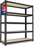 WORKPRO House 5-Tier Shelving Unit, Adjustable Heavy Duty Storage Shelves by WORKPRO