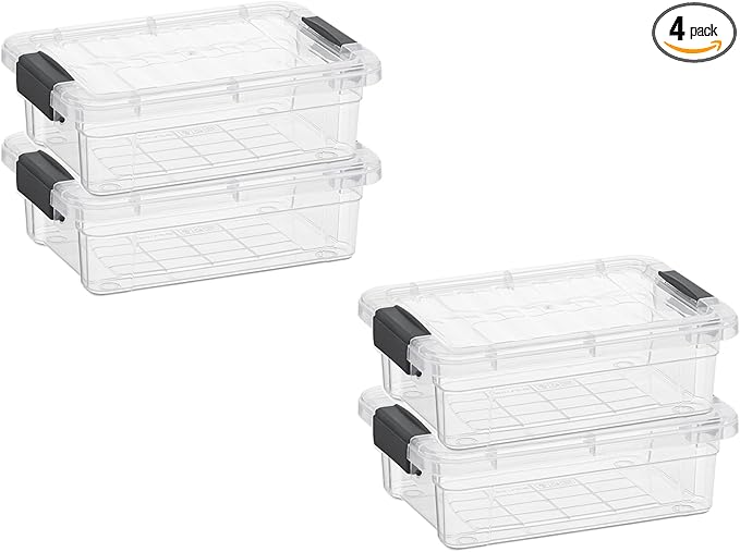 Superio Mini Storage Container Plastic Crayon Box Art Supplies and Sewing Case by Superio