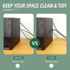 Split Wire Loom Tubing, Cable Protector Sleeve, Braided Cable Management - Image 4