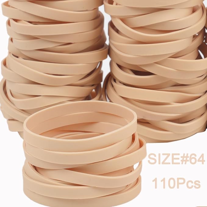 AMUU Rubber Bands Size #64 about 0.5 lb 110pcs Tactical Rubber Bands - Image 3