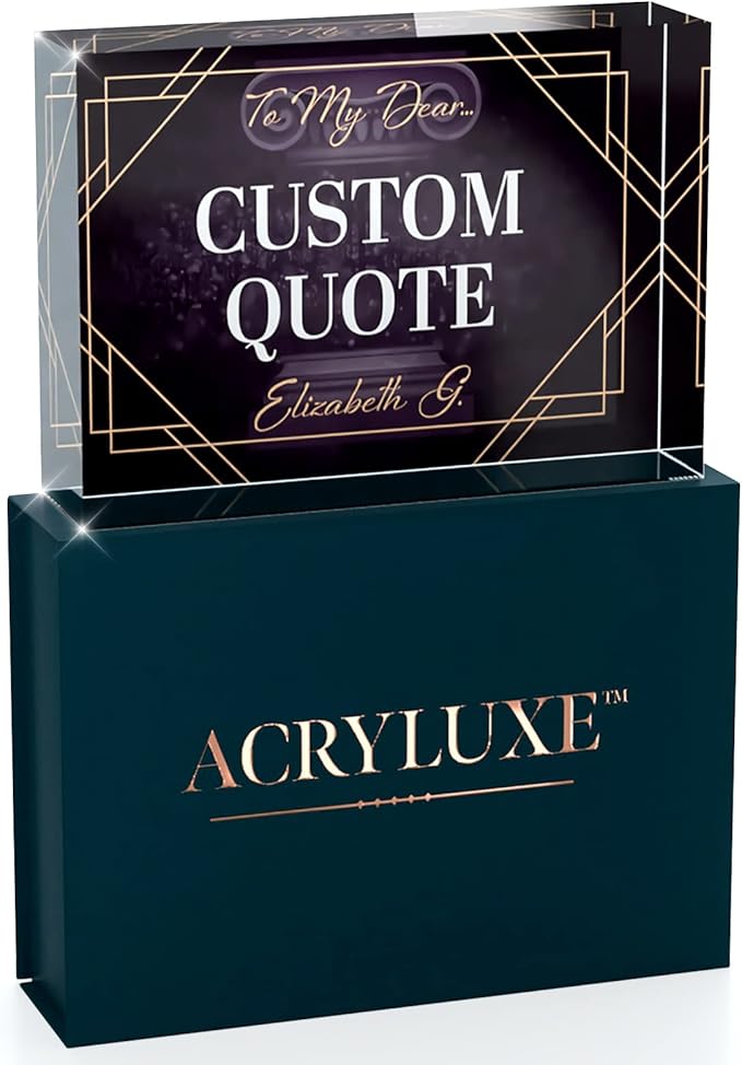 Custom Acrylic Sign Personalized, Custom Desk Name Plate, 18 Styles, by MySignCenter
