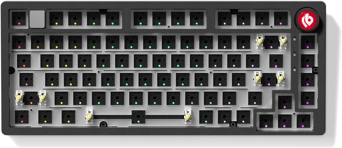 LEOBOG Hi75C Upgraded Wired Mechanical Keyboard Kit – Aluminum Alloy 75%