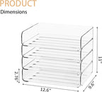 FANXIYQ 4-Tier Acrylic Paper Tray Organizer - Image 5