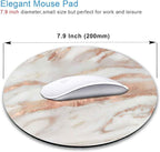 IMAYONDIA Round Mouse Pad, Non-Slip Rubber Base Mousepad - Image 2