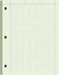 Engineering Paper 8.5 x 11, 100 Sheets Top Glue Binding Engineering Notebook by Aidunmis