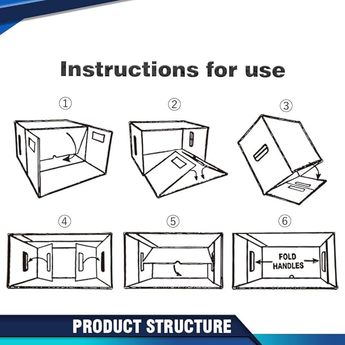 PIT66 5 Pcs Comic Book Storage Boxes, Holds 150-175 Comics Each, Collapsible - Image 8