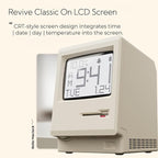 OIJ Maclock Retro Pixel Alarm Clock, 1984 Computer-Inspired USB Desk Clock - Image 5