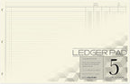 BookFactory Ledger Pad/Large 5 Column Accounting Ledger Columnar Pads by BookFactory