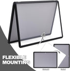 Geetery 36 x 24 Inch Enclosed Fabric Bulletin Board Tamperproof Lockable - Image 4