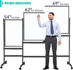 BIBOC 32x48 Inches Large Mobile Dry Erase Whiteboard - Image 5