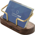 HJX Custom Business Card Holder Desk-Personalized Engraved Wooden Business Card by Unknown