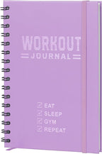 Nextnoid Hardcover Fitness Journal Workout Planner by Nextnoid