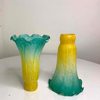 Bieye LS17 Lily Flower Blown Glass Lampshade - Image 5