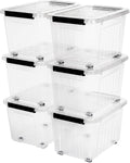 Citylife 54 QT Clear Plastic Storage Bins