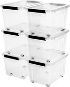 Citylife 54 QT Clear Plastic Storage Bins