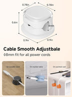 Magnetic Cable Clips, Adjustable Cord Holder Management, Adhesive Wire Keeper - Image 3