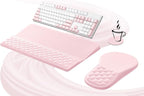 Ospelelf Ergonomic Mouse Pad and Keyboard Stand Wrist Rest Set, Memory Foam by OspelelfOfficeSupplies