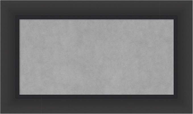 Amanti Art Black Framed Magnetic Board 17x29 Small Vision Board by AmantiArt