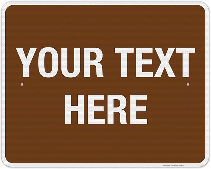 Custom Sign, Personalized Metal Signs, Customize by SigoSigns