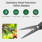 GROWNEER 6 Packs Trimming Scissors Teflon Coated Non Stick Blades Pruning - Image 5