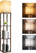 RUNTOP Floor Lamp with Shelves, Modern Shelf Lamp by RUNTOP