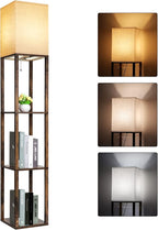 RUNTOP Floor Lamp with Shelves, Modern Shelf Lamp by RUNTOP