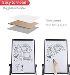 Dry Erase Board with Stand, Double Sided Magnetic Whiteboard, 24 x 36 Portable - Image 3