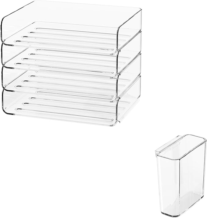 FANXIYQ 4-Tier Stackable Paper Tray Organizer by Unknown