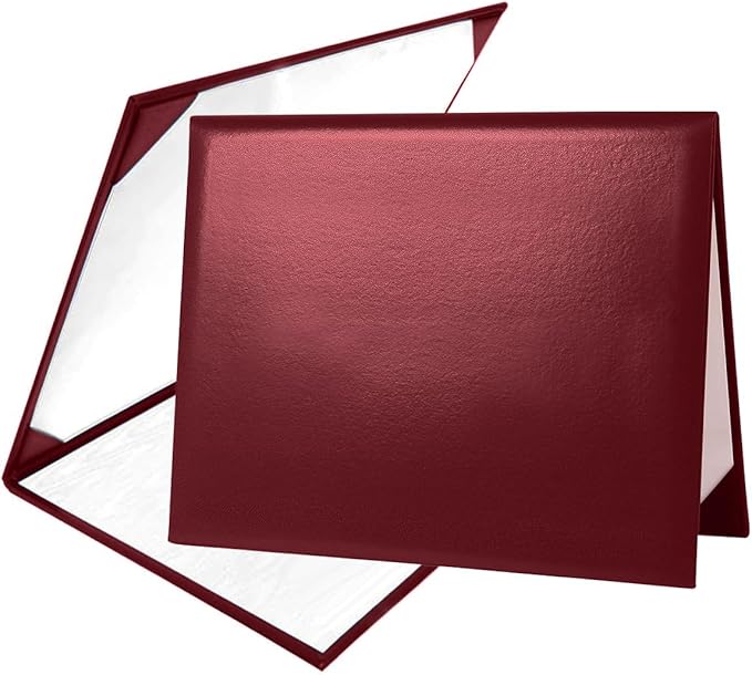Diploma Cover 8.5” x11” Diploma Holder of Graduation Leatherette Padded - Image 2