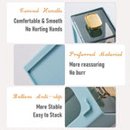 Spacious Desk Drawers, Stackable Desktop Organizer, Plastic Storage Box - Image 5