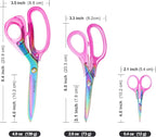 SCAIKTIG Acrylic Scissors Set, Office Scissors - Image 4