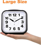 Tinload 5.5" Large No Ticking Analog Alarm Clock, Silent Readable - Image 3