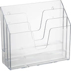 Acrimet Horizontal Triple File Folder Holder, Open Top Desktop Document Sorter by Organizingyourlife
