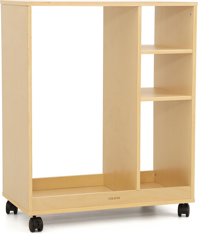 VISWIN Art Cart Organizer, Solid Pine Wood Art Supply Storage Organizer - Image 9