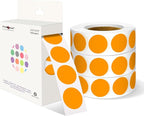 PARLAIM 3/4 Inch Roll Color Coding Labels, 4000 per/4 Rolls Round Adhesive by PARLAIM