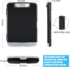 Black Clipboard with Storage Heavy Duty, TFDLCG zm Clip Boards 8.5x11 with Pen - Image 5