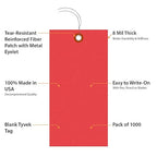 SmartSign Red Tyvek Shipping Tags - Image 5