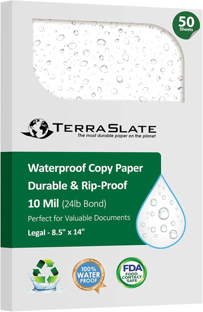 TerraSlate Printable Waterproof Paper by TerraSlate